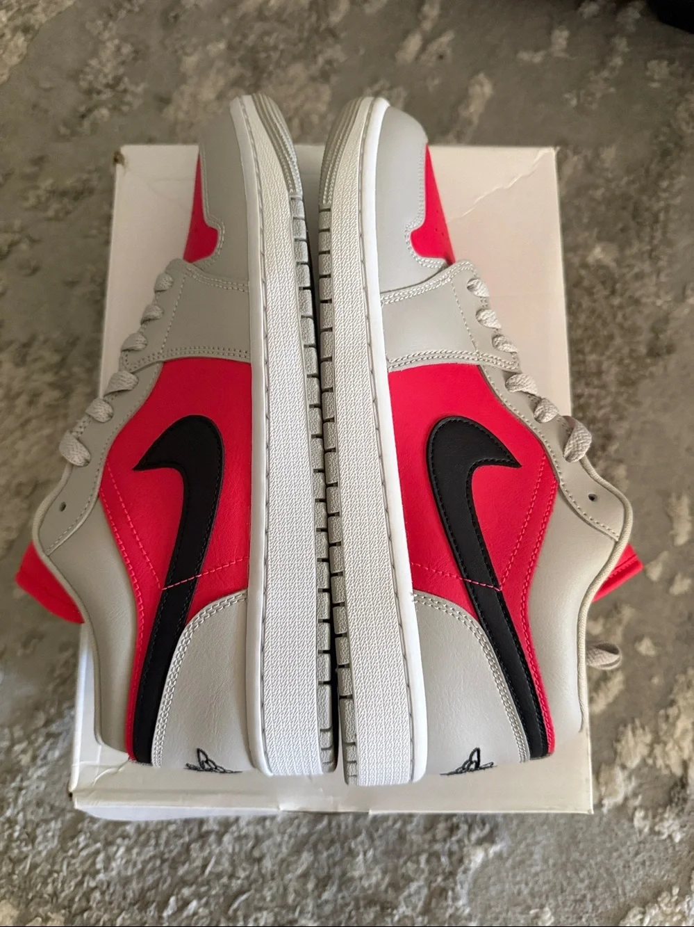 Air Jordan 1 Low Iron Ore Siren Red